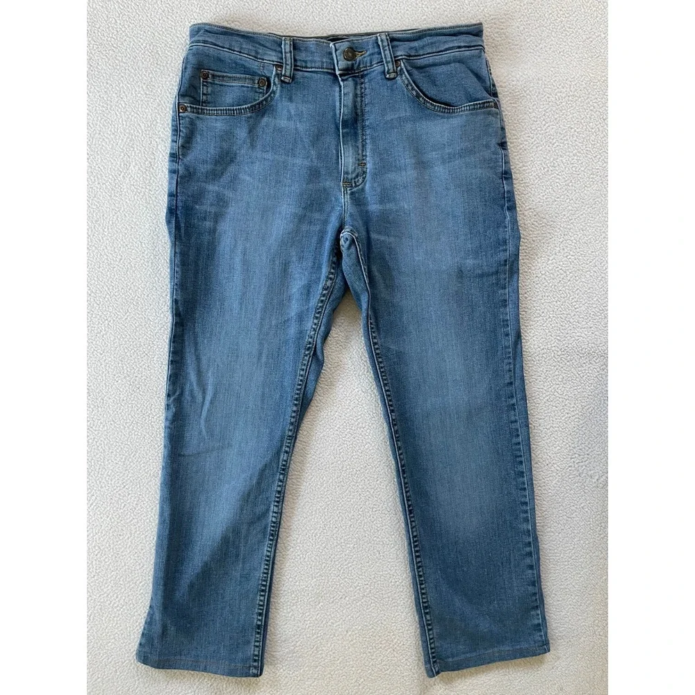 Lee Mens 31x26 Classic Fit Jeans Blue S Gene Cone Denim Stretch 2006850 Hemmed